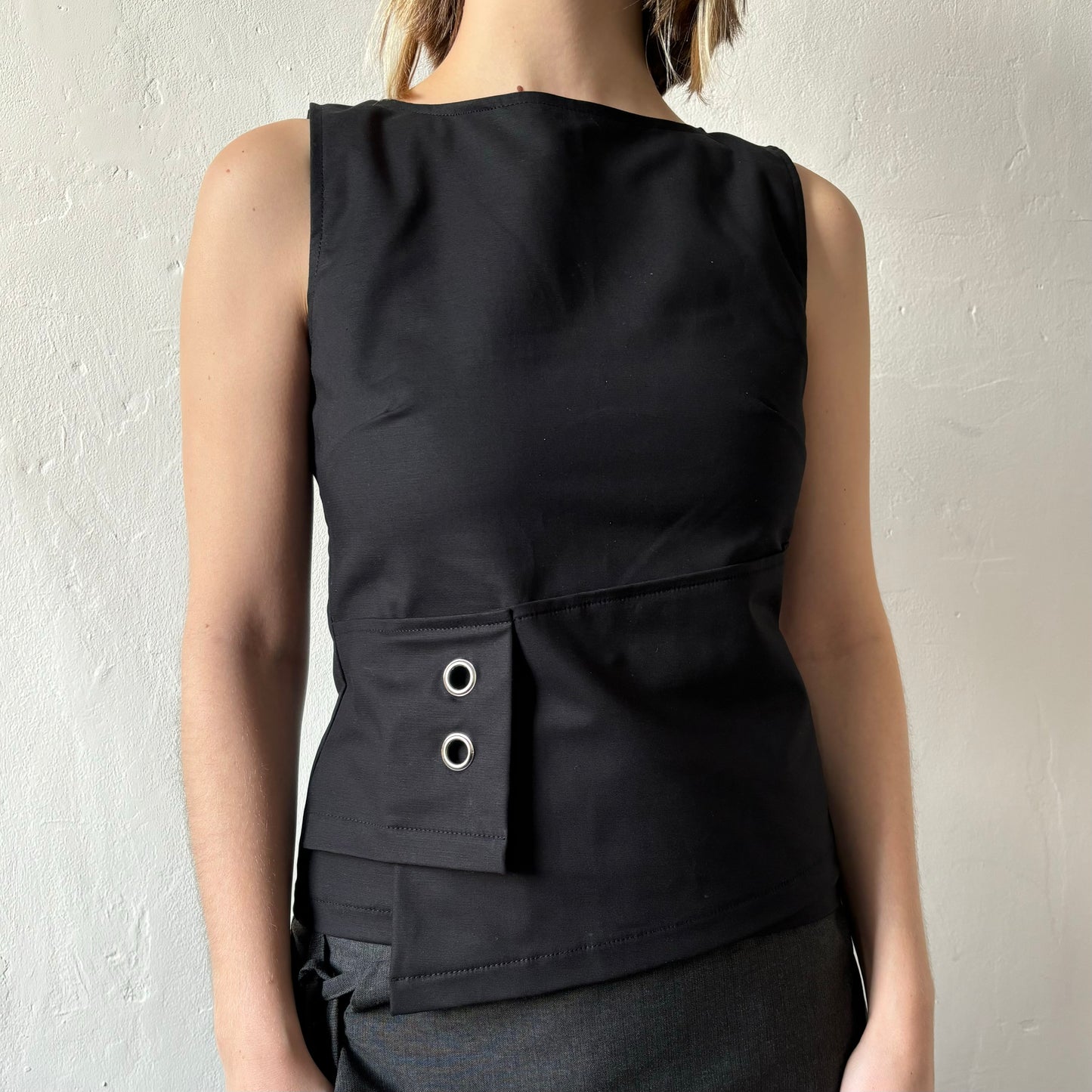 The Orla Top in Black